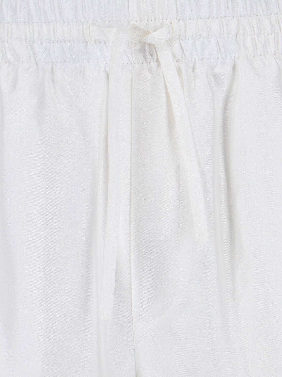 White Dance Joy Silk Shorts
