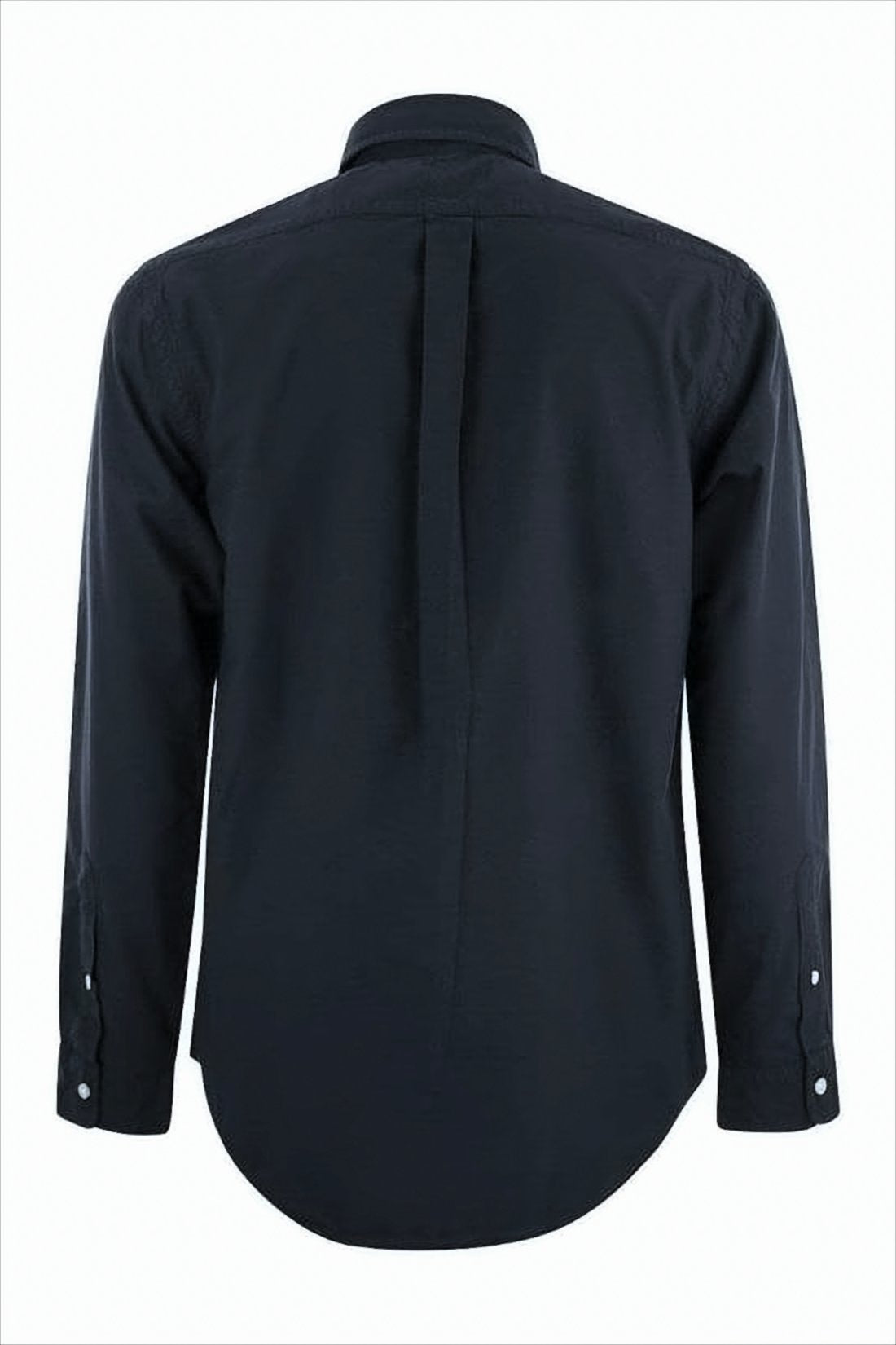 Classic Black Custom Fit Button-Down Shirt