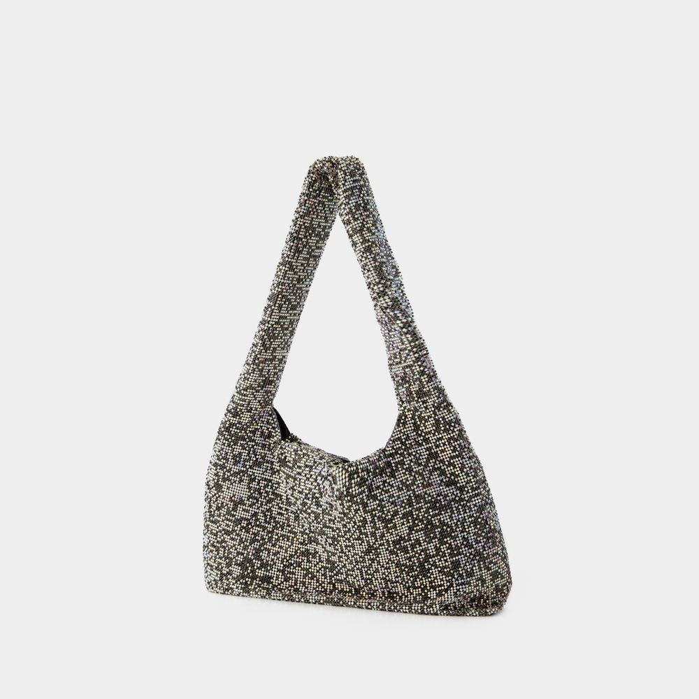 Crystal Mesh Armpit Bag - Polyster - Black Pixel