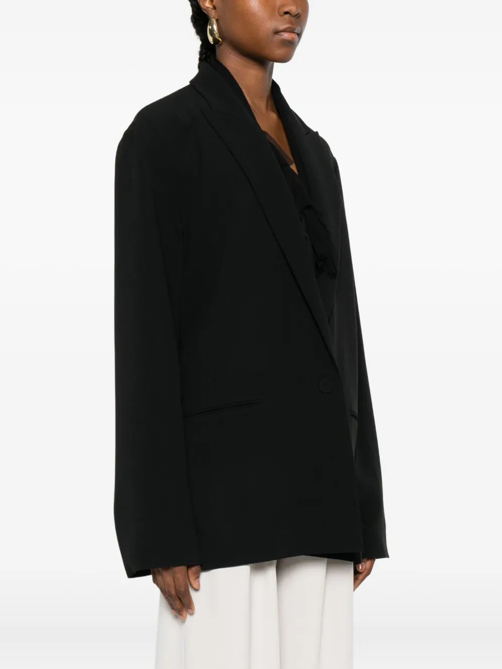 Structured Tailored Jacket with Minimalist Design