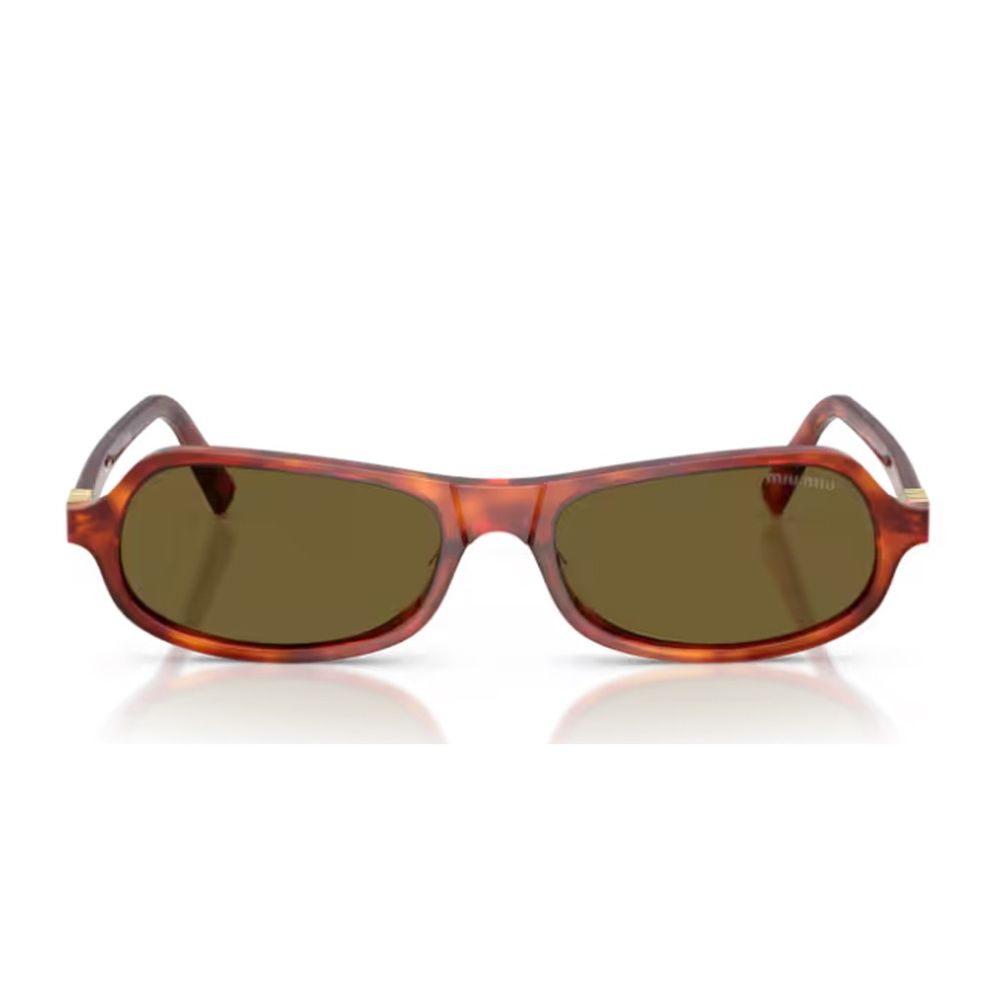 Sculpted Cognac Havana Sunglasses with Retro Flair