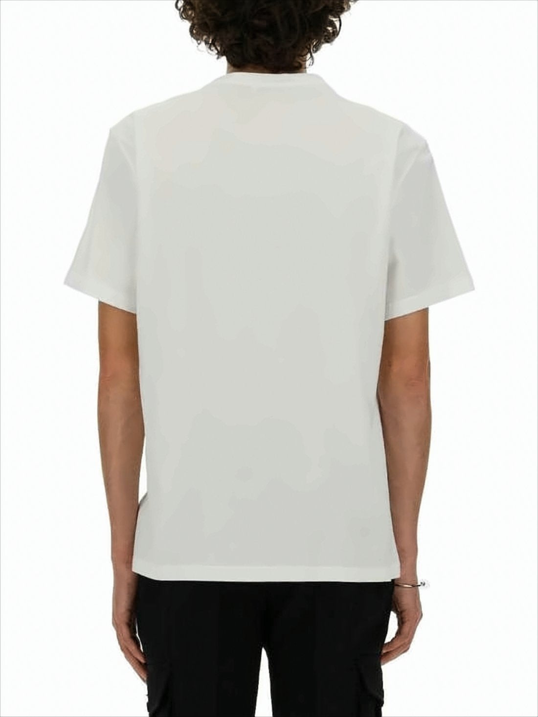 Graphic Print Short-Sleeve T-Shirt With Architectural Design