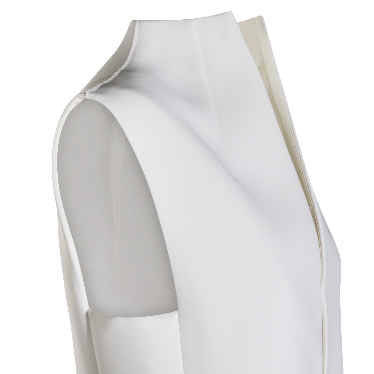 White Cut-Out Sleeveless Top