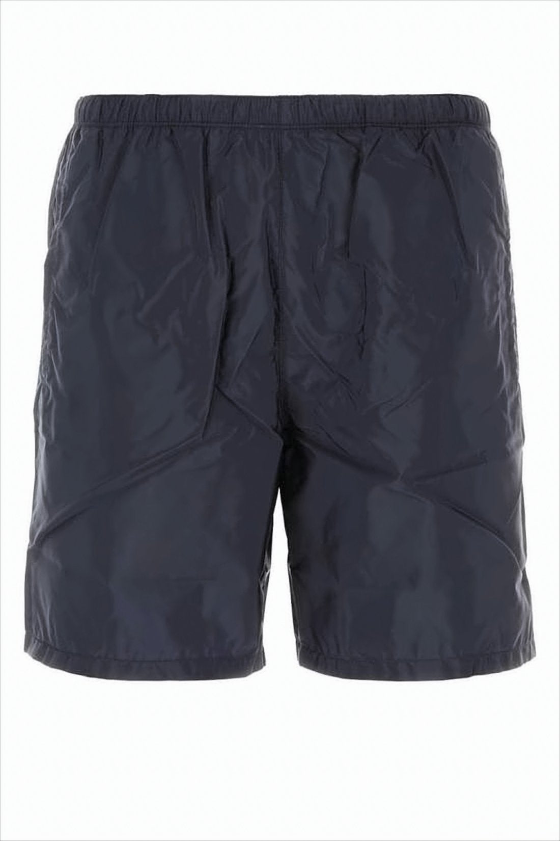 Black Swim Shorts with Design
