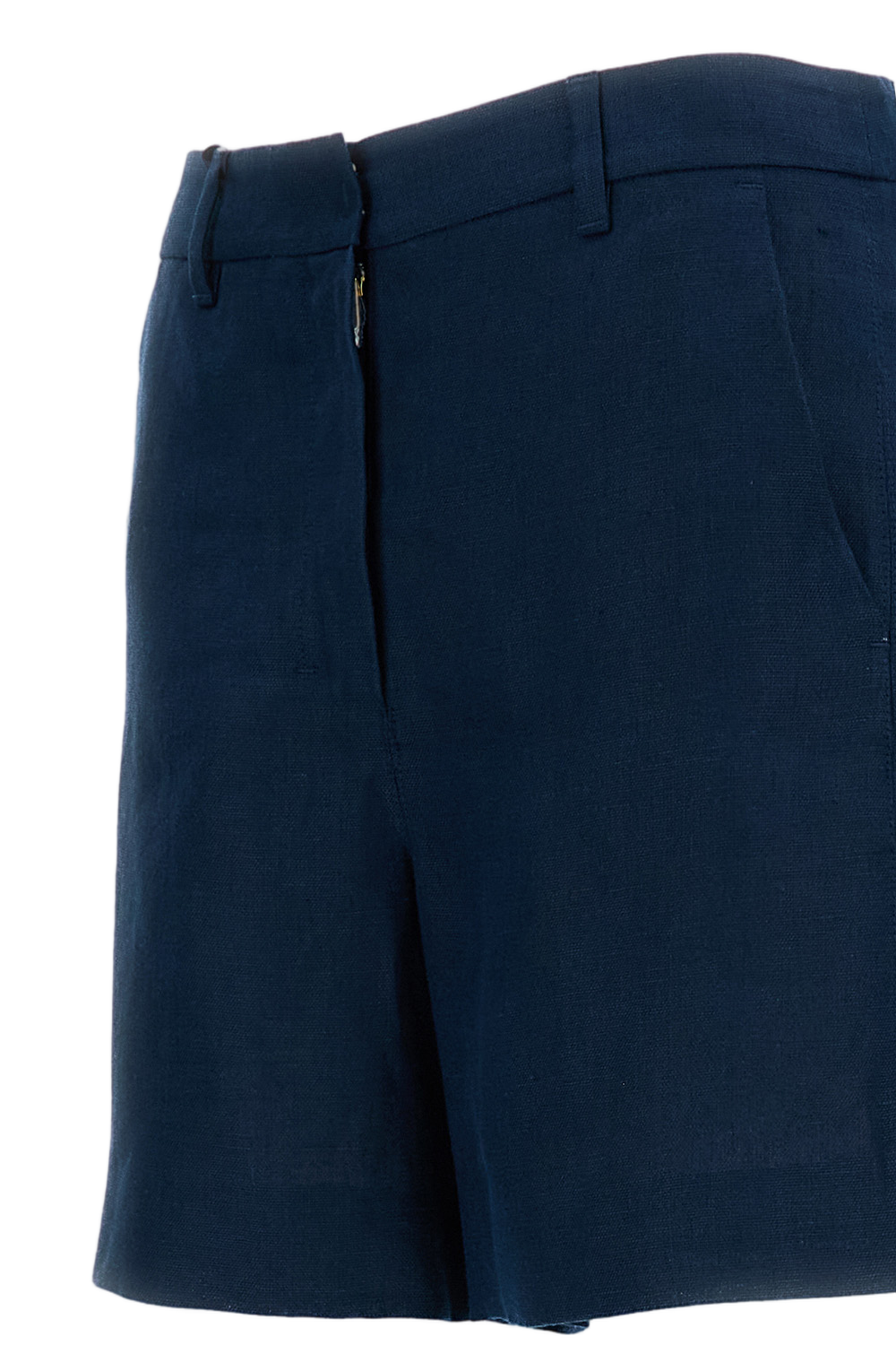 Blue Party Linen Shorts