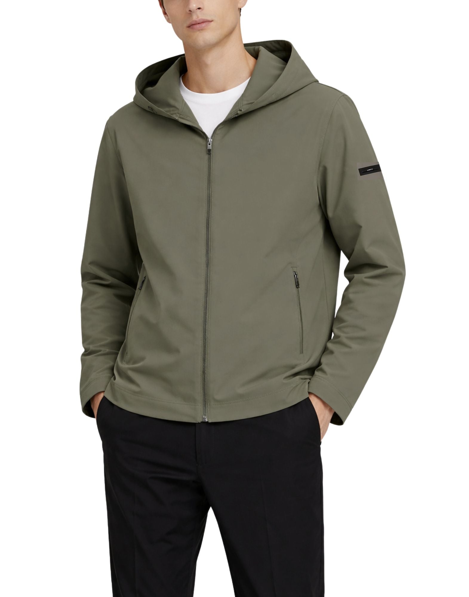 Ruiz Hood Lightweight Green Men’s Cardigan