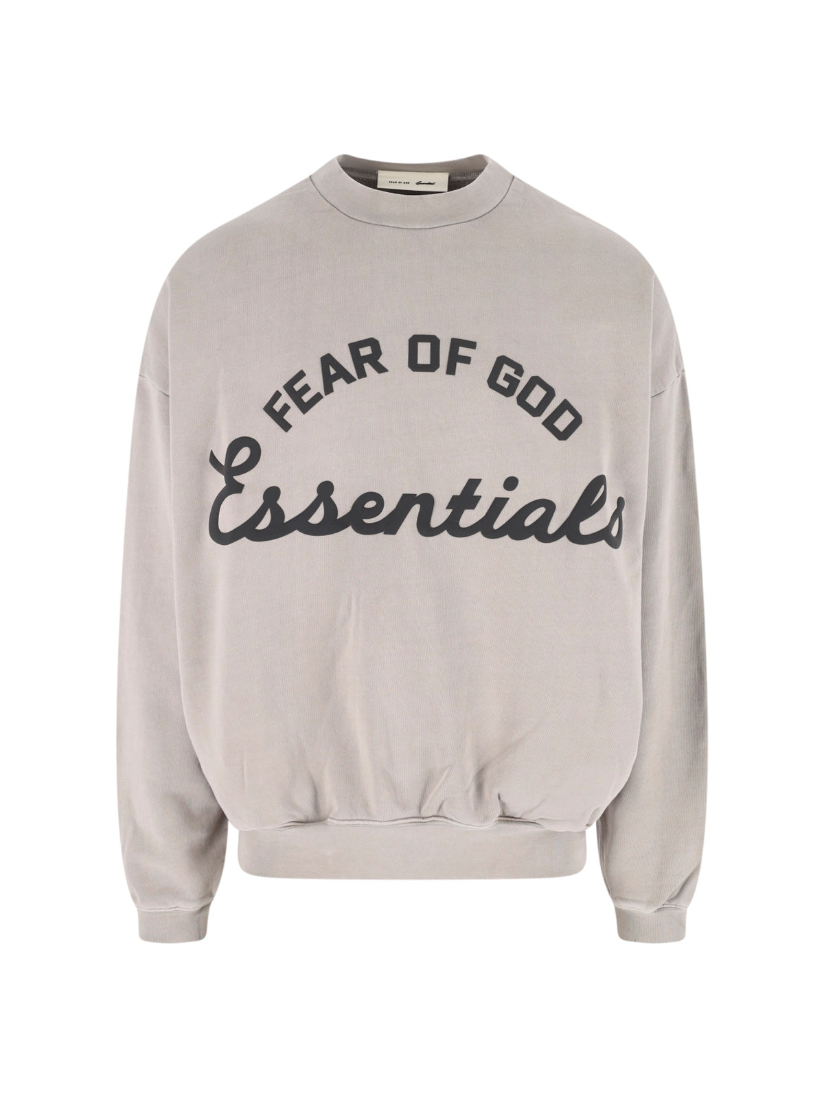 Grey Relaxed Fit Printed Logo Sweatshirt