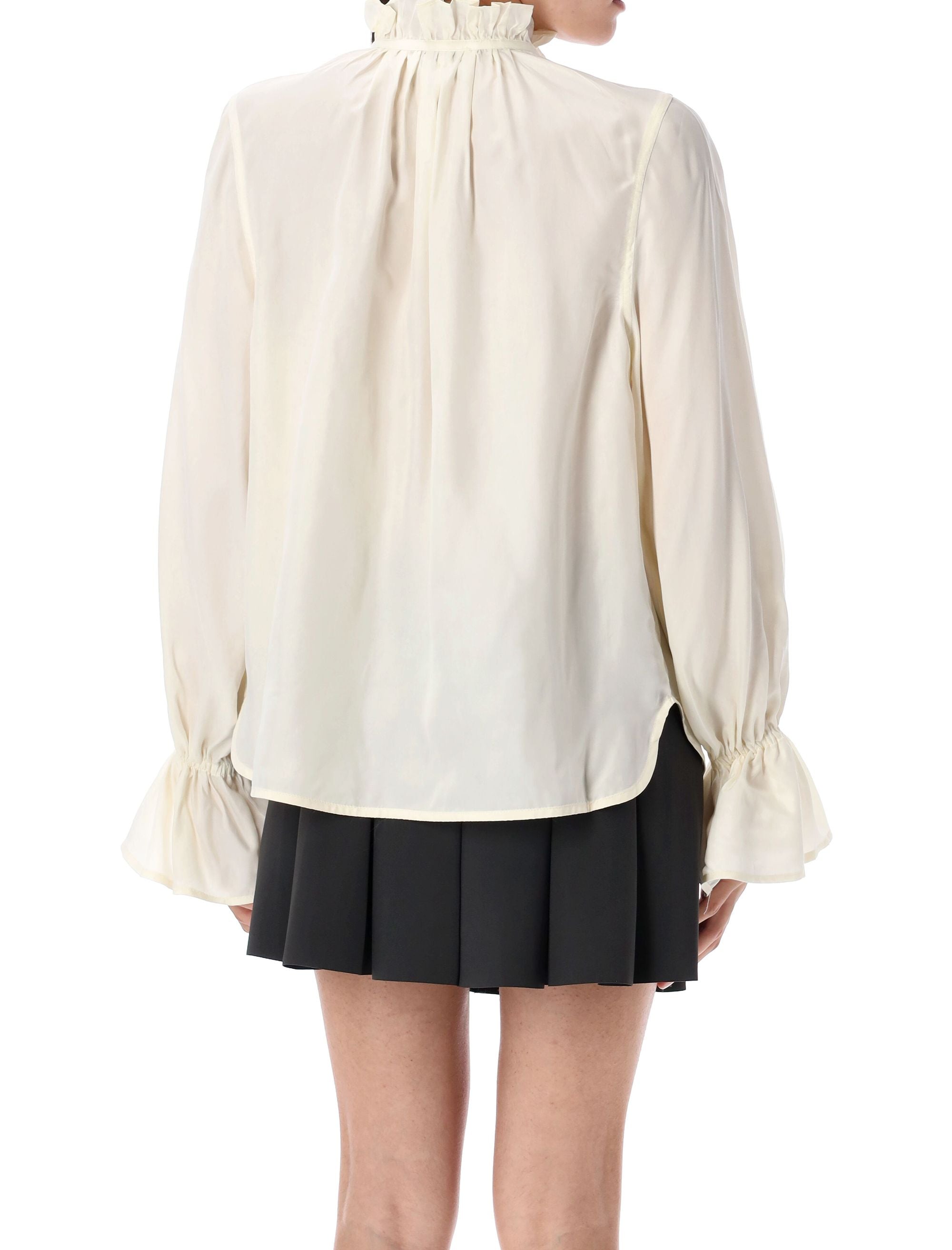 Fluid Cupro Tie Shirt