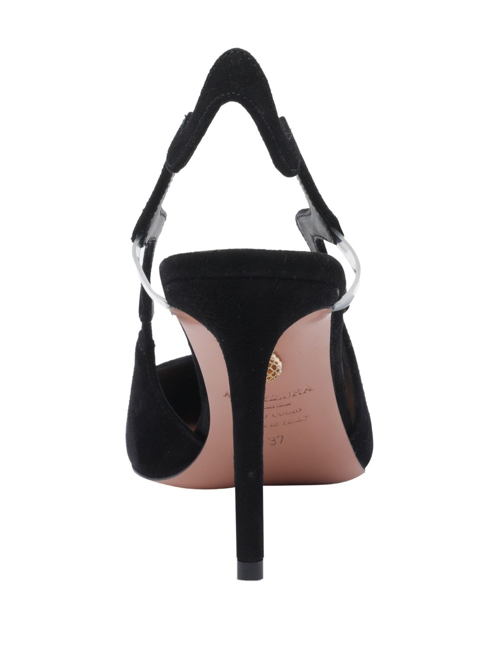 Slingback Pumps with Wavy Cut-Out Detail