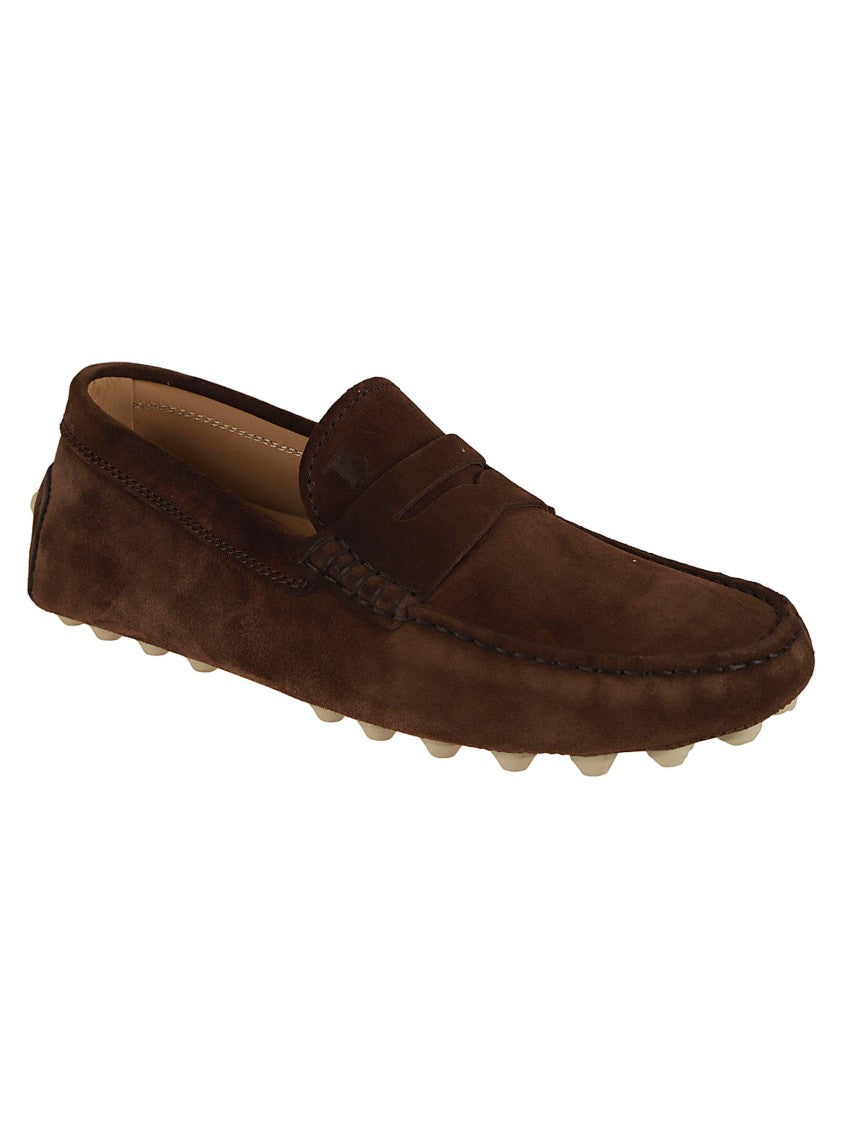 Zamszowe wsuwane płaskie buty