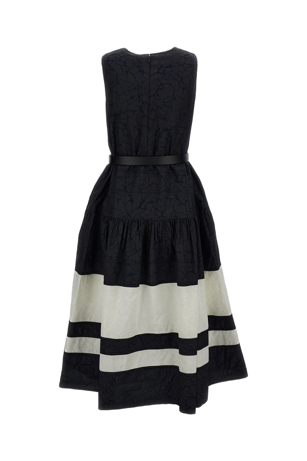 Flowing Blue Dress with Clean Lines