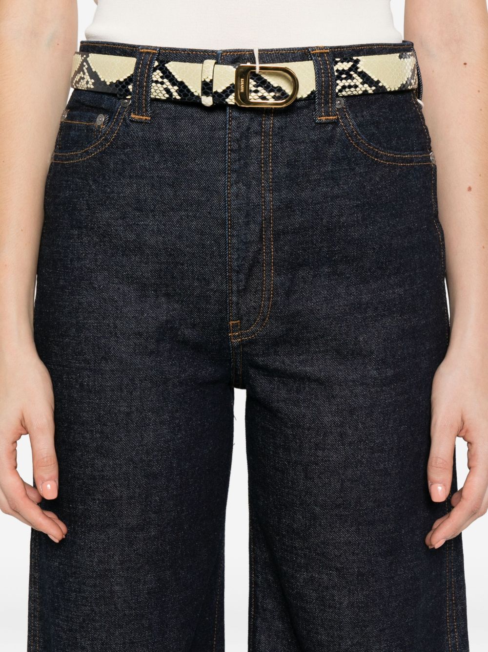 High-Waisted Wide Leg Jeans