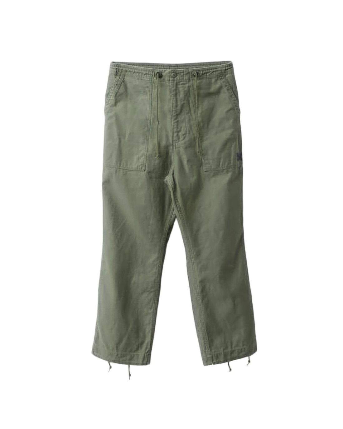 Relaxed Fit Straight Pants with Utilitarian Design