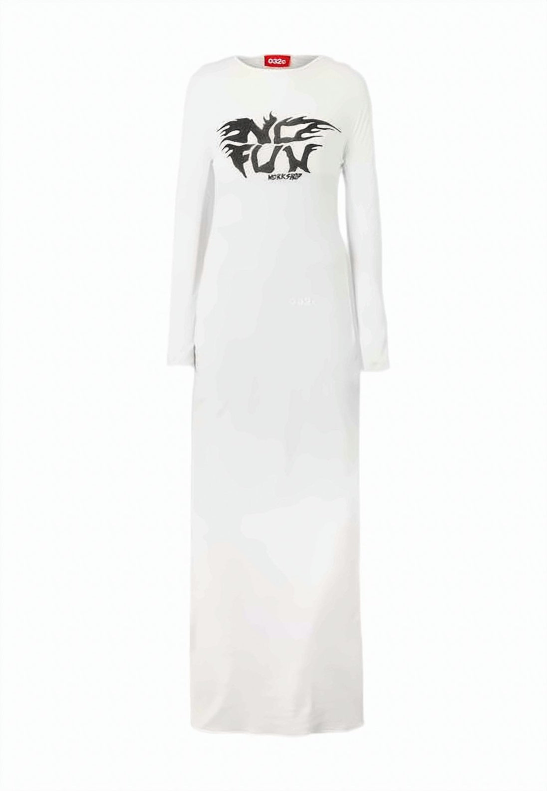 Long Straight-Cut Cotton Maxi Dress