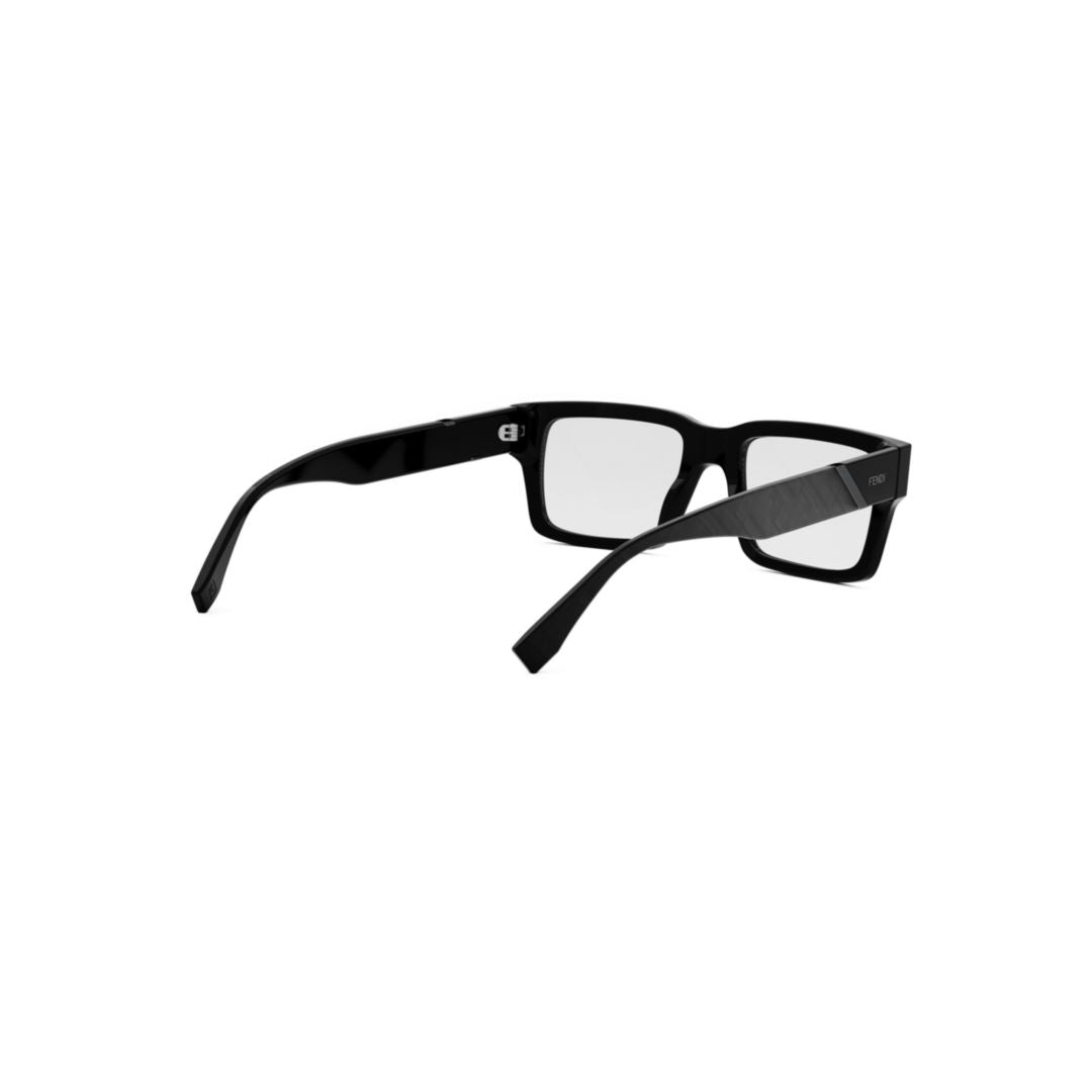 Fe50114i Bold Rectangular Acetate Eyeglasses