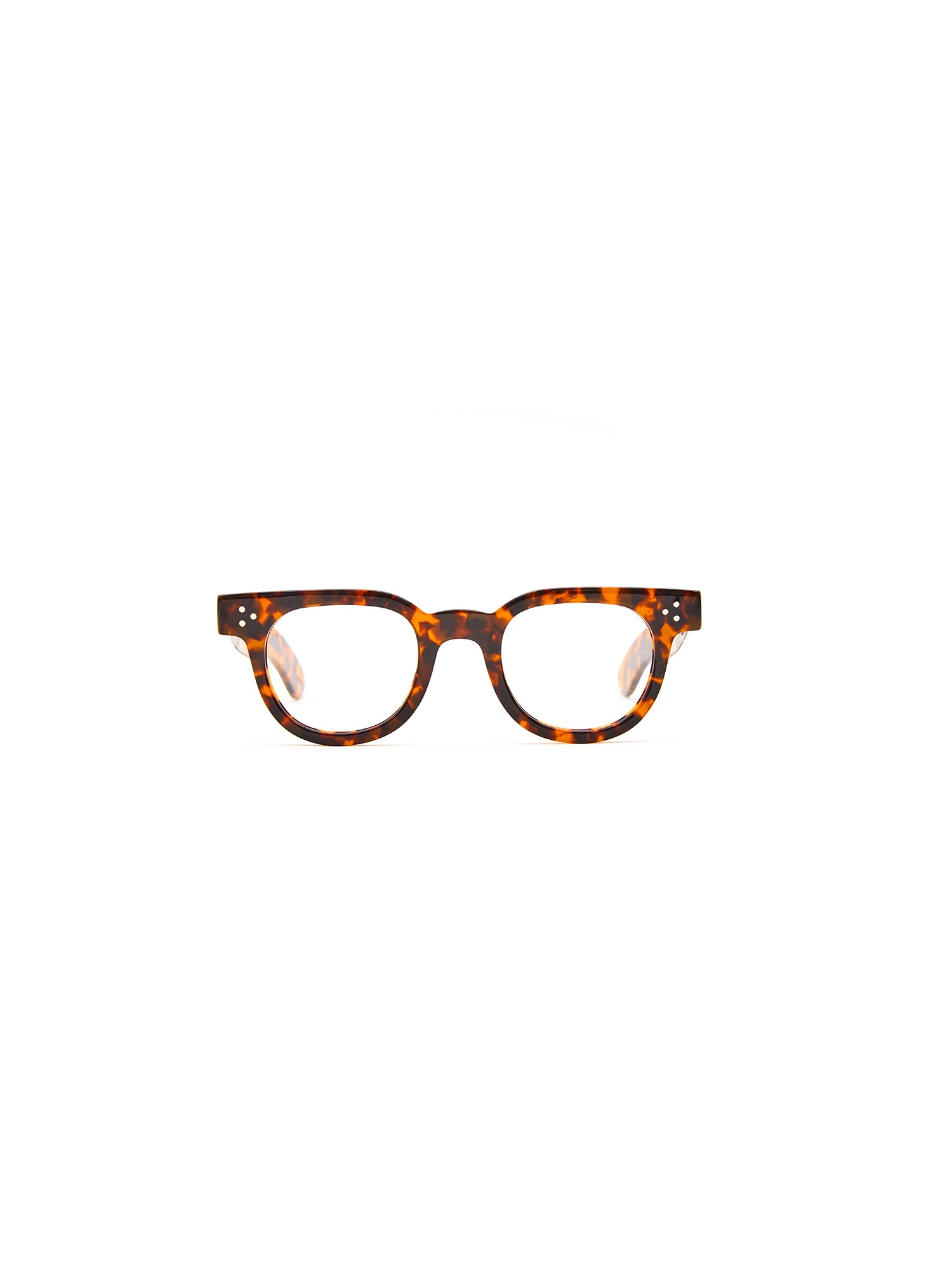 Brown Acetate Optical Frames with Tortoiseshell Pattern