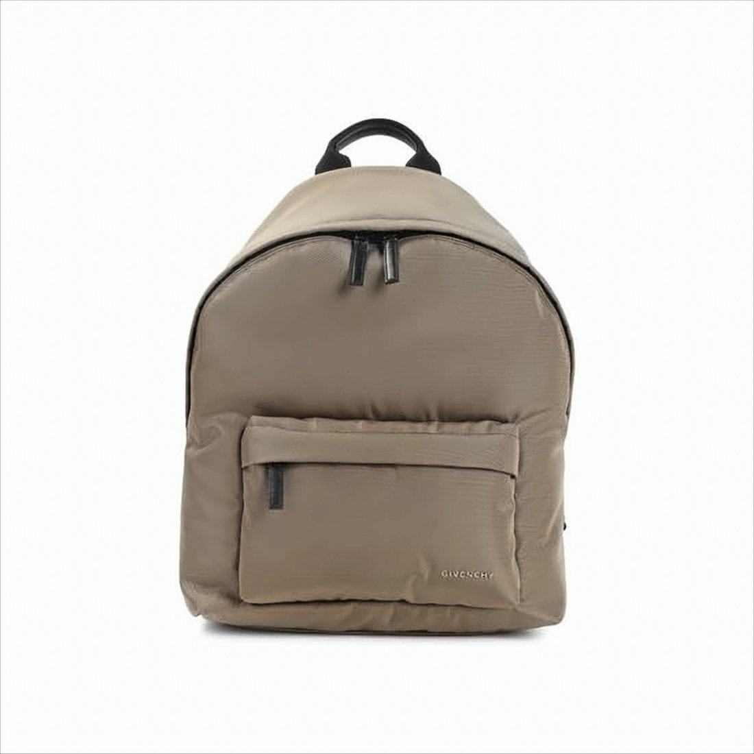 Sleek Polyamide Backpack with Rounded Top
