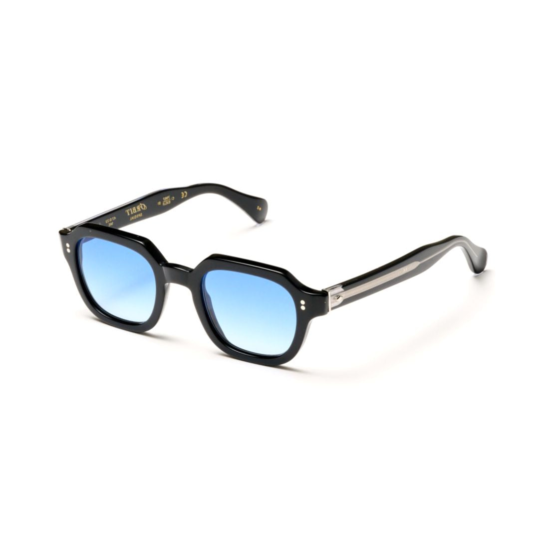 Orbit Special-S Geometric Frame Sunglasses with Gradient Blue Lenses