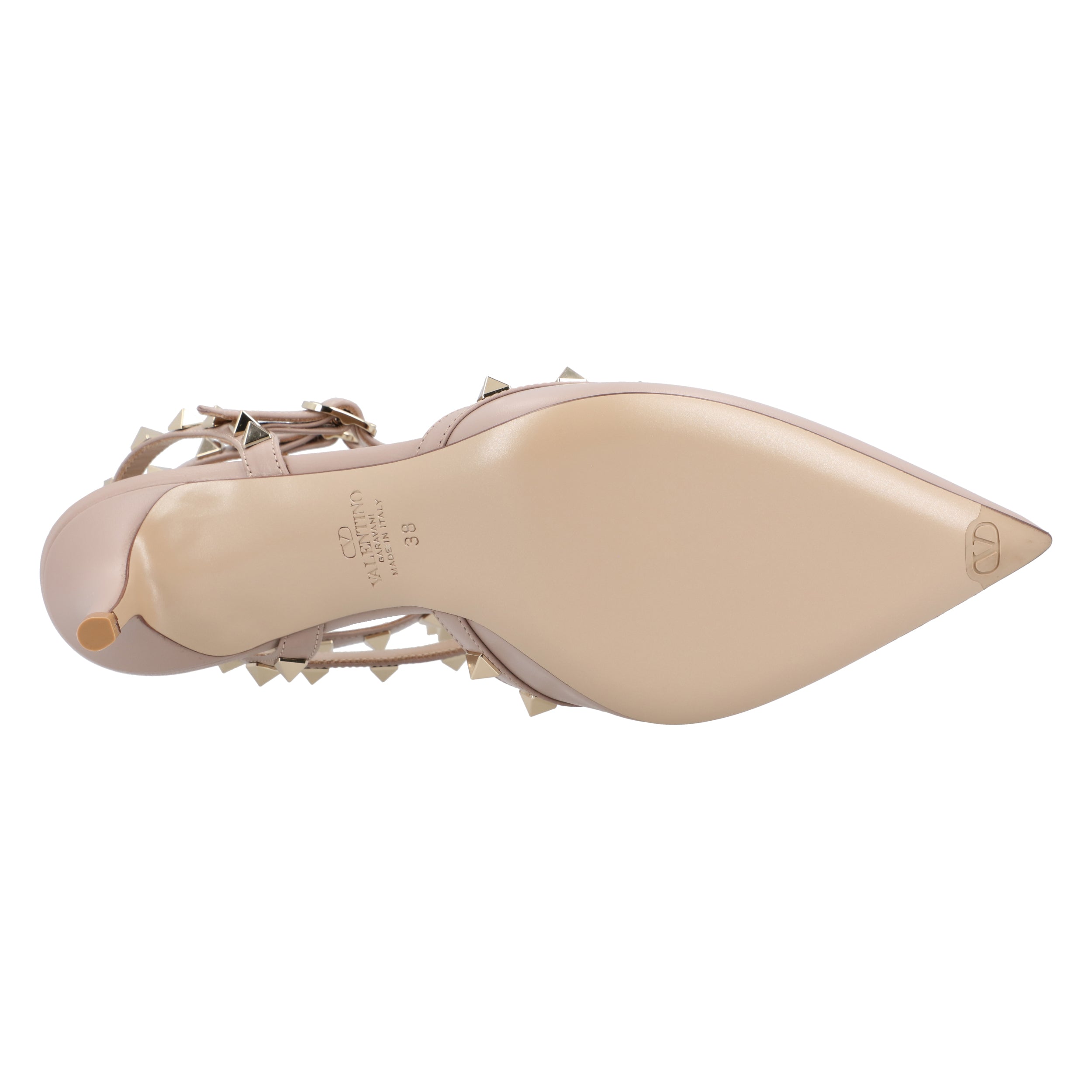 Rockstud Leather Pumps