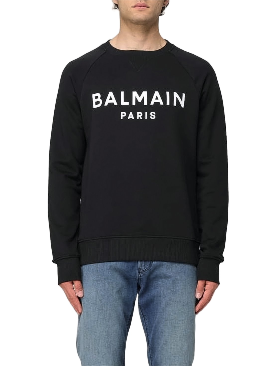 Long-Sleeve T-Shirt with Bold Lettering in Classic Fit