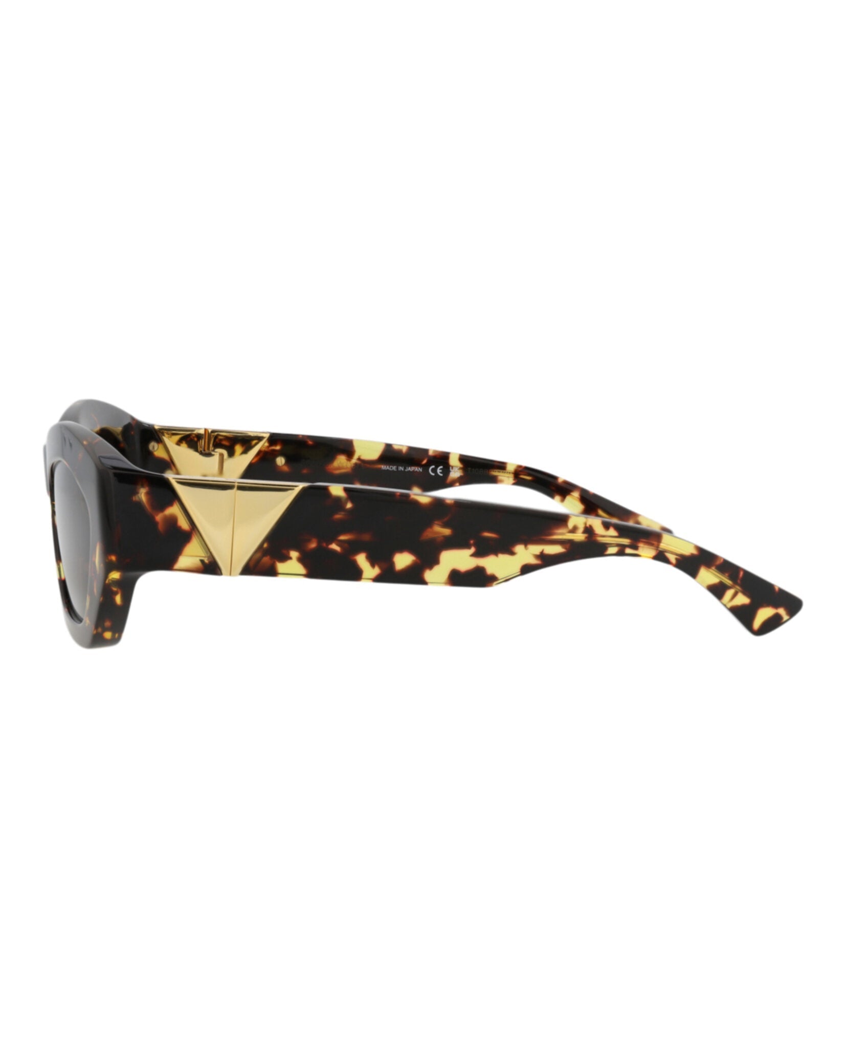 Round-Frame Recycled Acetate Sunglasses