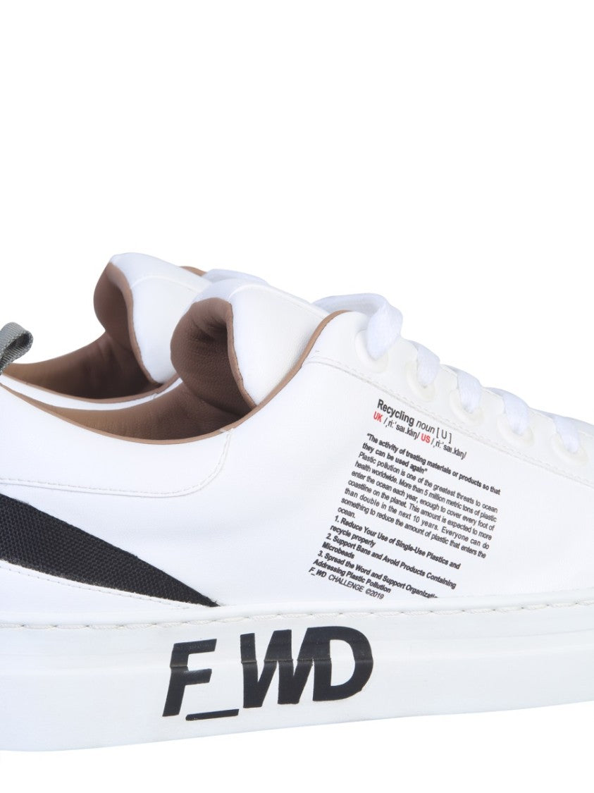 Ecoleather Low-Top Sneakers With Contemporary Detailing