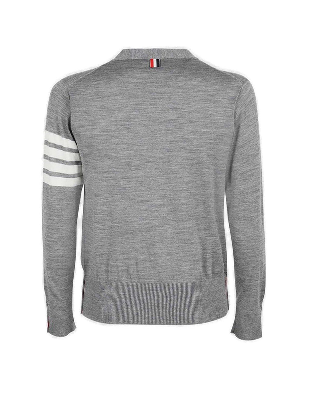 Tailored Grey Wool Cardigan
