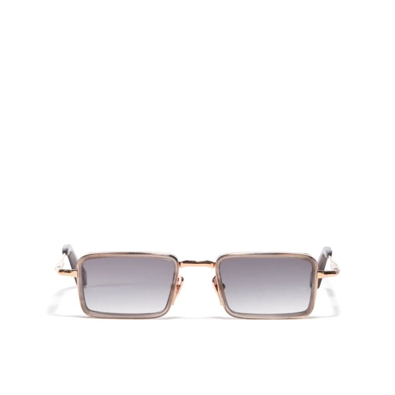 Pierce Rectangular Frame Sunglasses with Gradient Gray Lenses