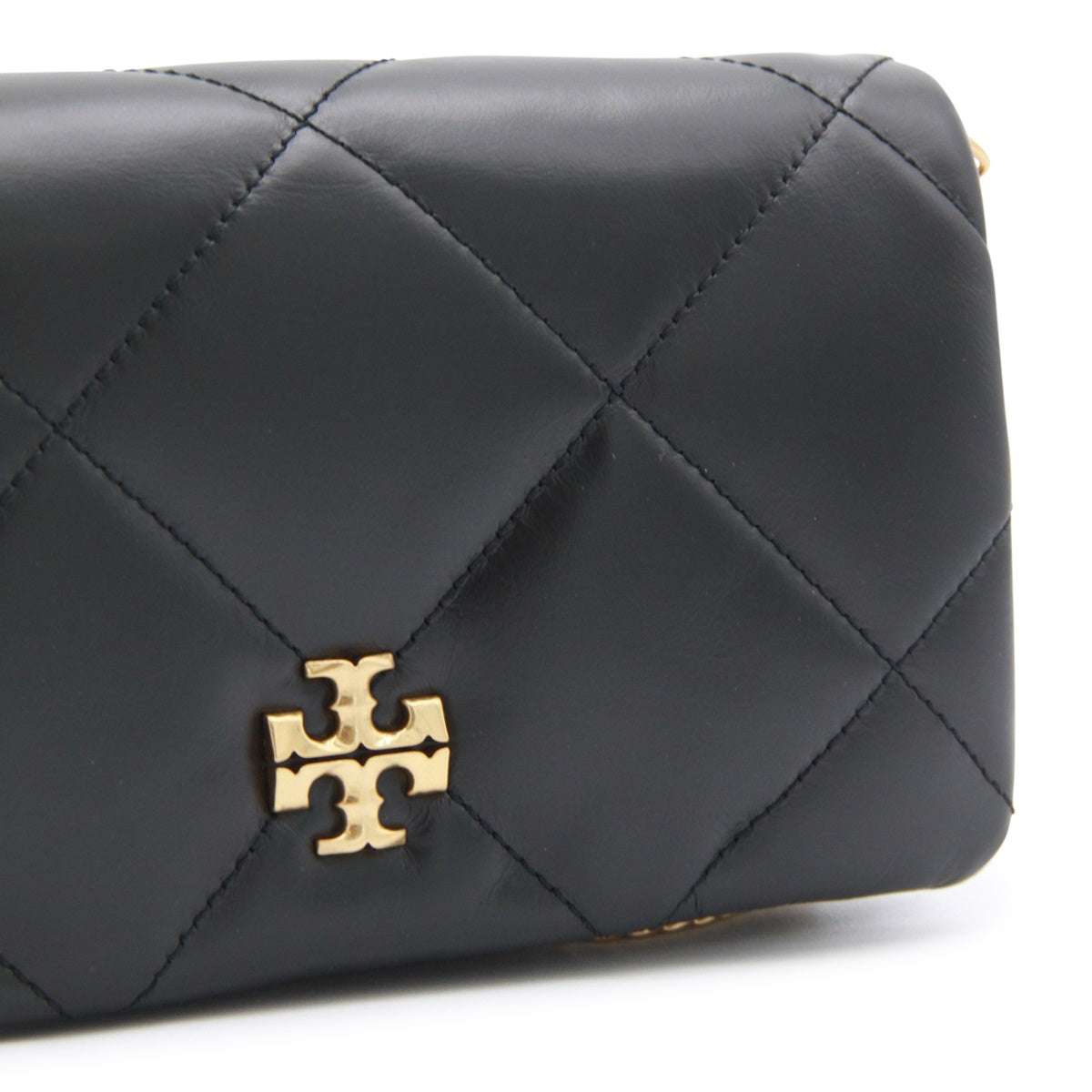 Black Leather Kira Crossbody Bag