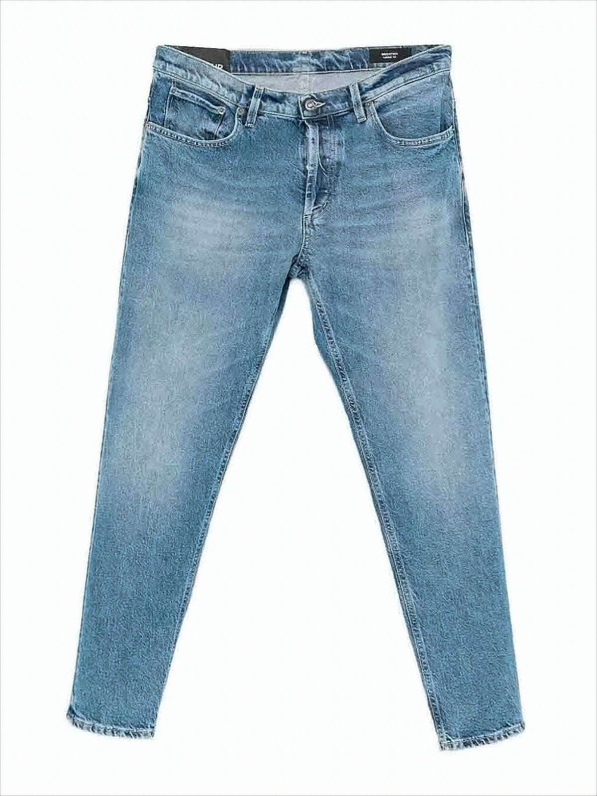 Straight-Leg Denim Jeans With Classic Five-Pocket Design