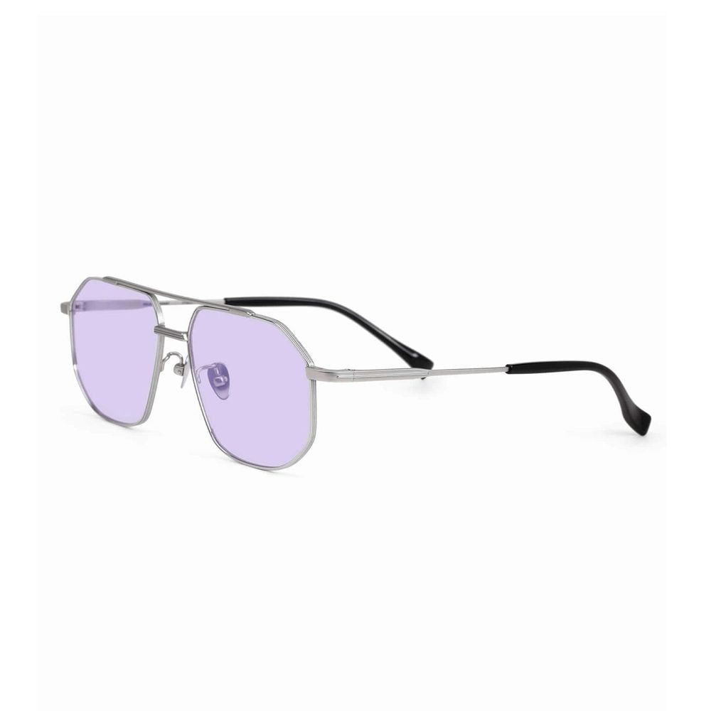 P10 Fs14 Double Bridge Titanium Sunglasses