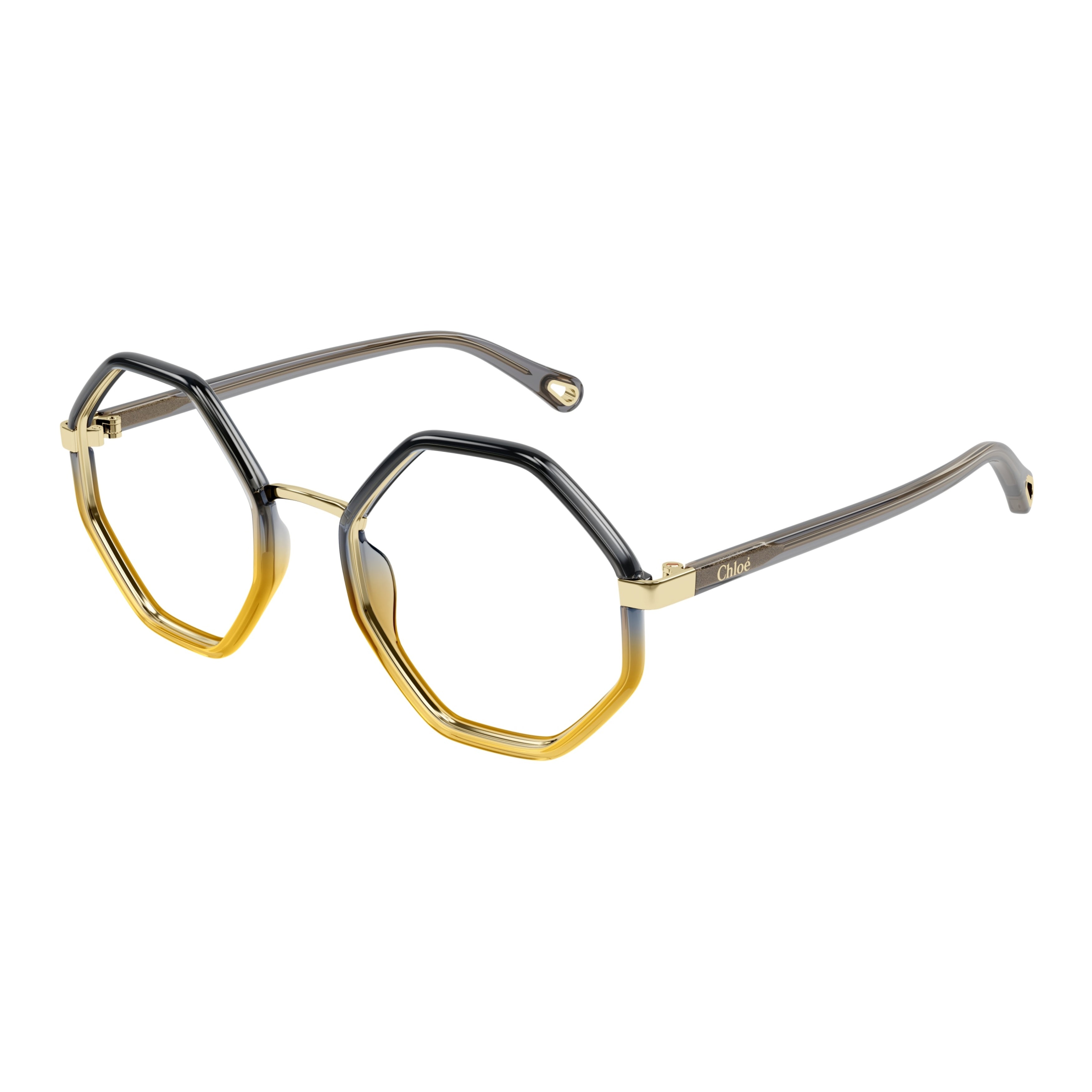 Ch0132o Geometric Octagonal Eyeglasses