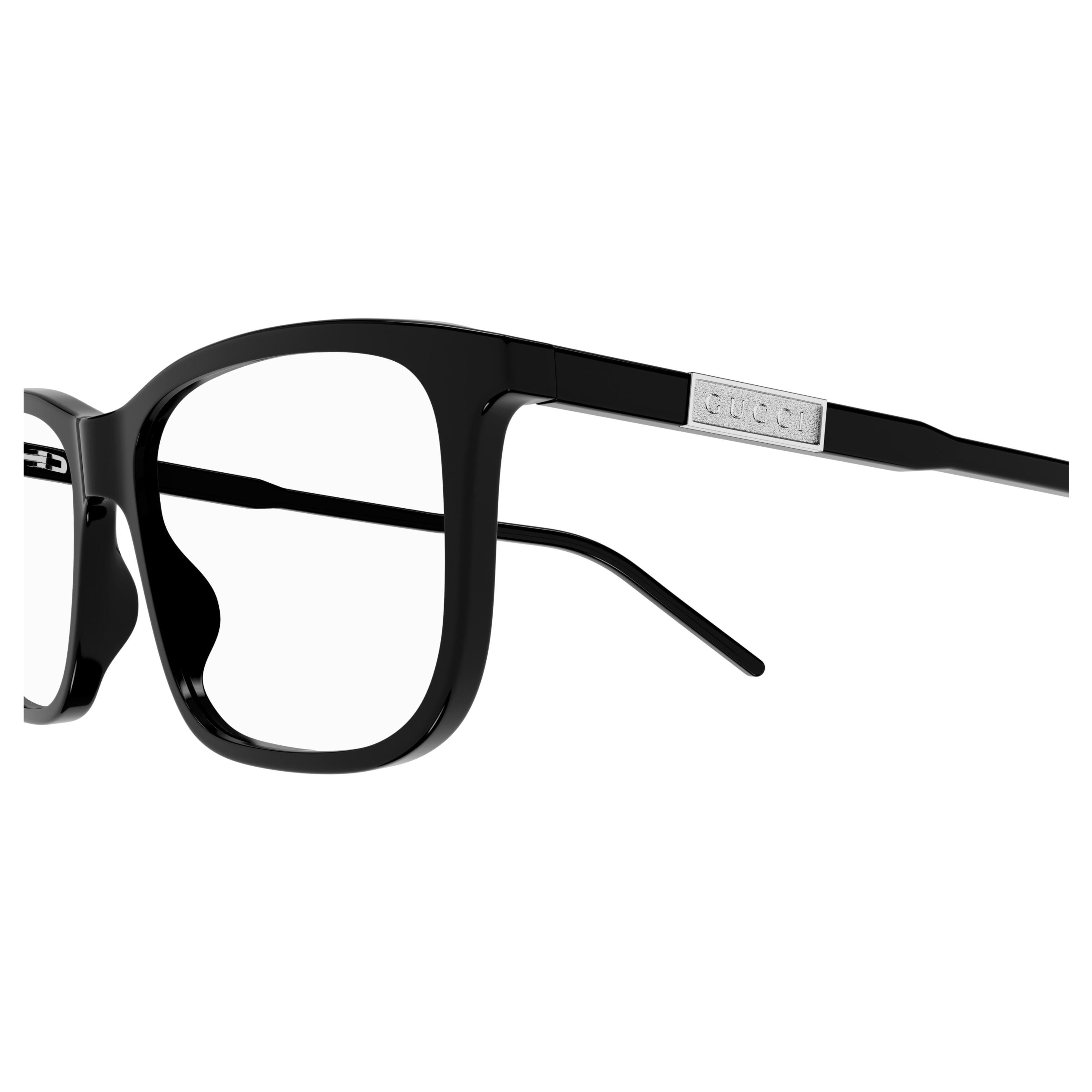 Gg1159o Glossy Black Rectangular Frame Eyeglasses