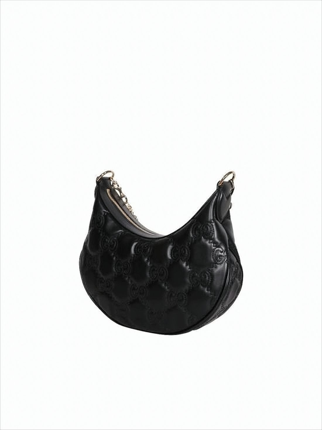Crescent-Shaped Shoulder Bag