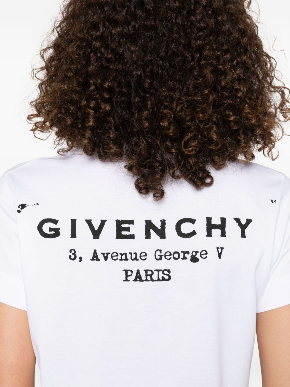 T-Shirt In Cotton With Stamp Print