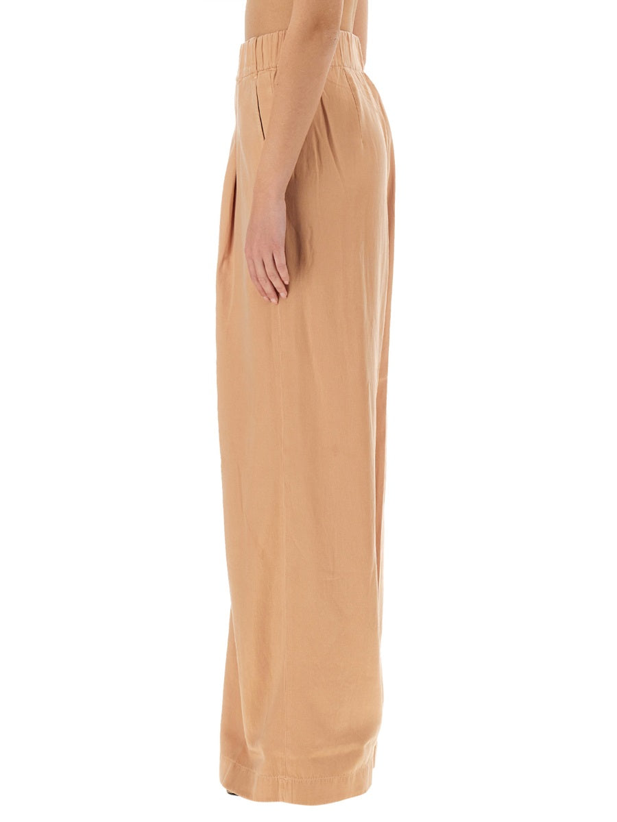 Flowing High-Waisted Wide-Leg Pants With Aesthetic