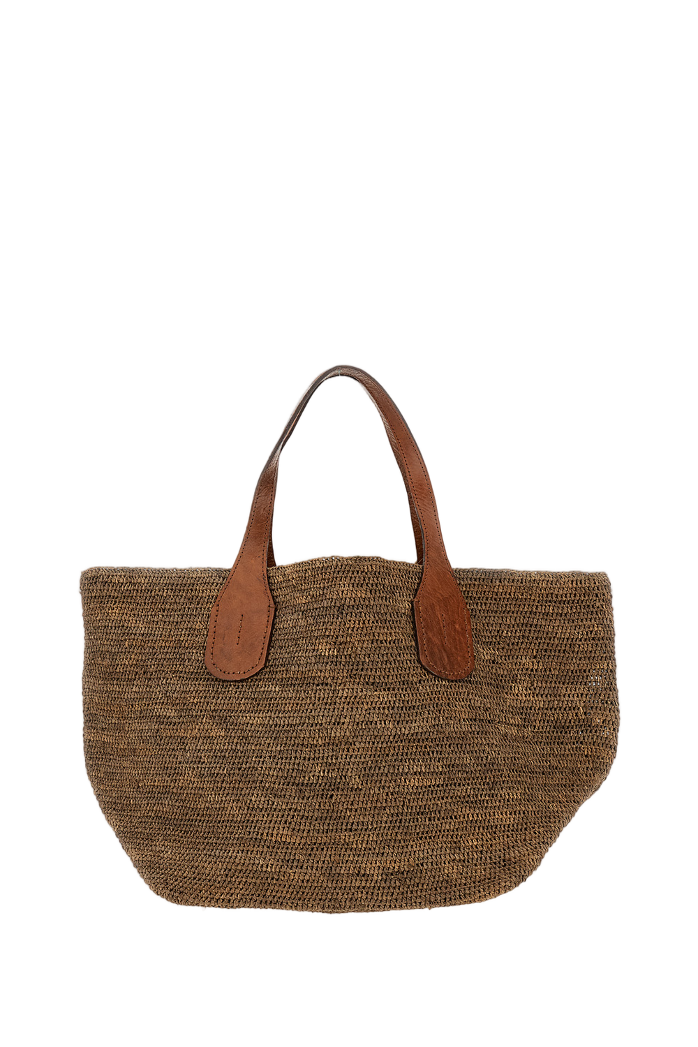 Brown Tokyo II Raffia Bag