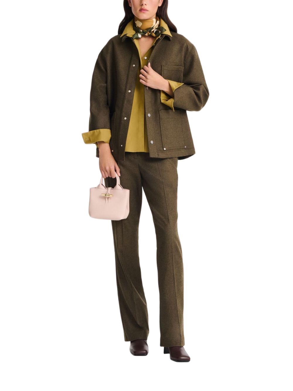 Structured Everyday Bag with Practical Handles