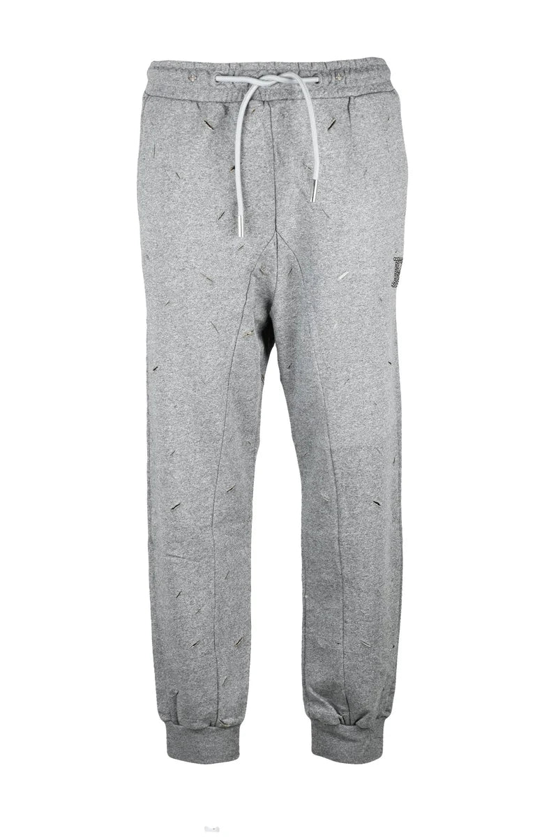 Cotton Blend Tracksuit - Grey