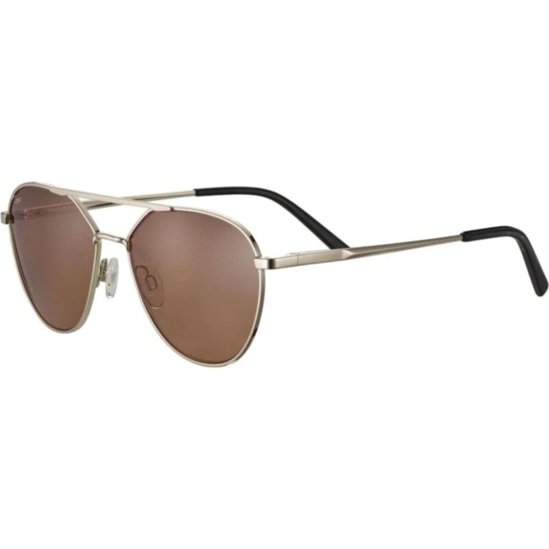 Odell Aviator Sunglasses with Metallic Gold Frame