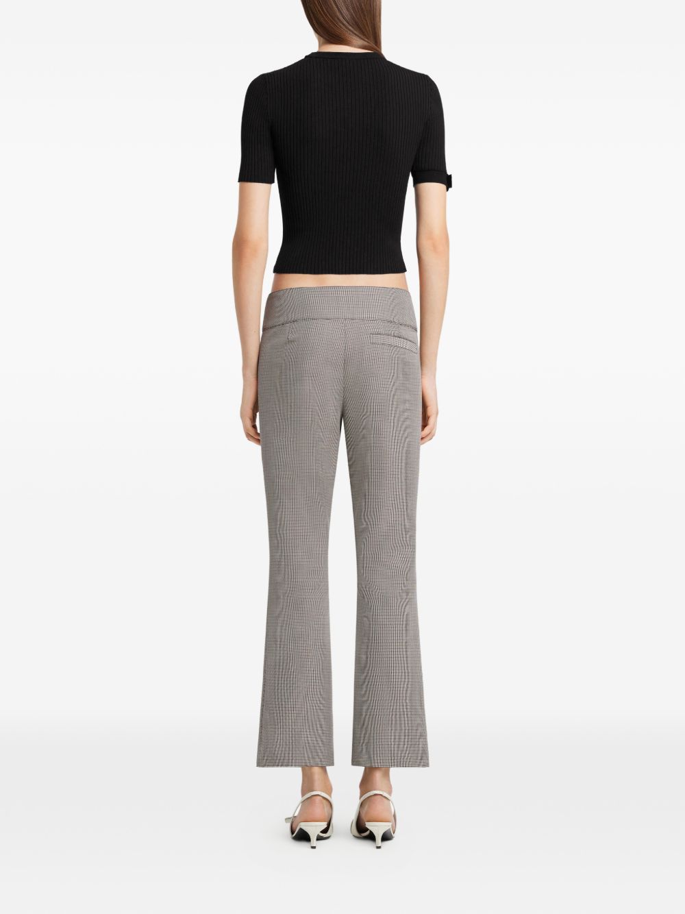 Fitted Ribbed Knit Top