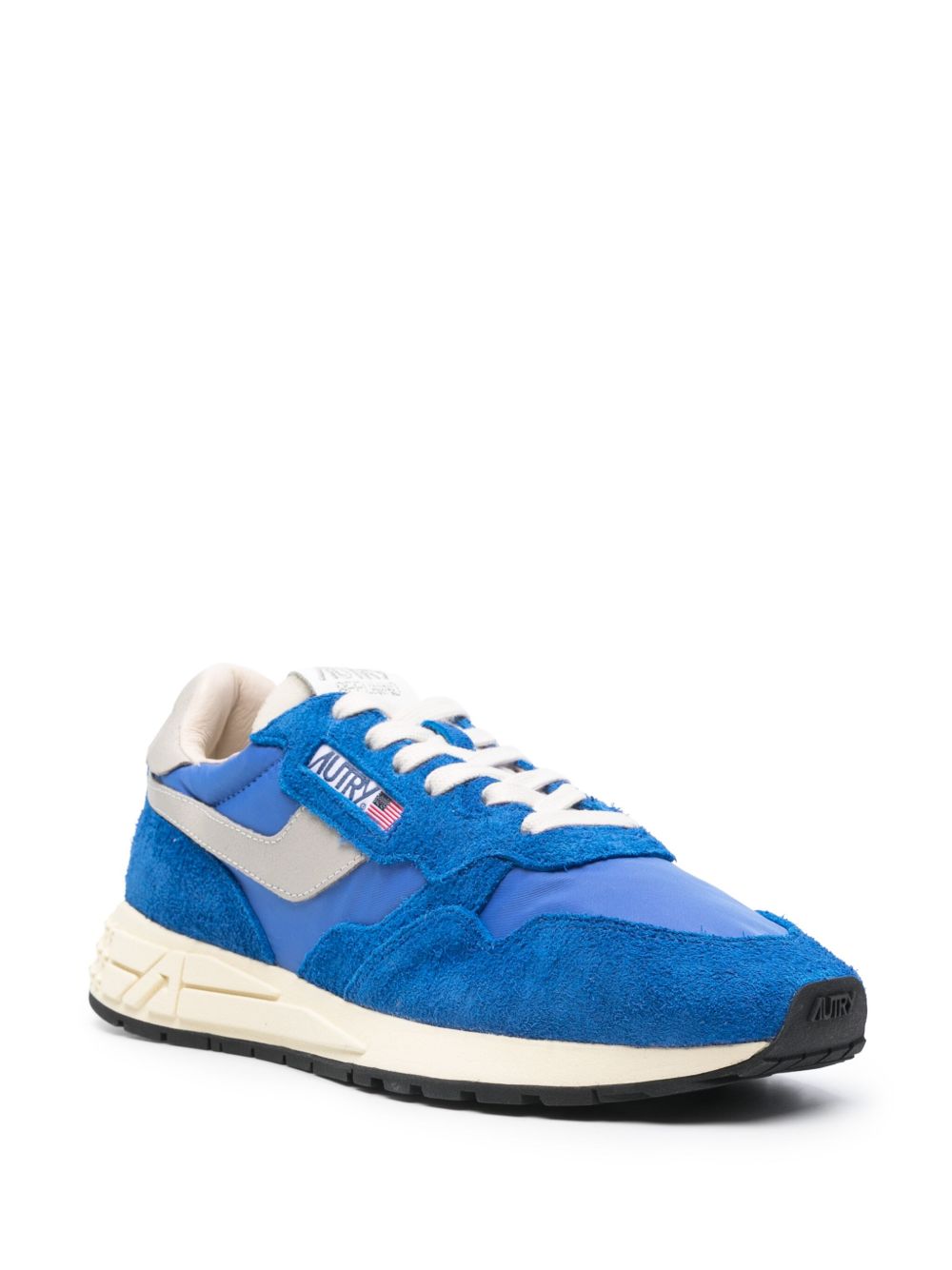 Panelled Suede Sneakers with Contrasting Details