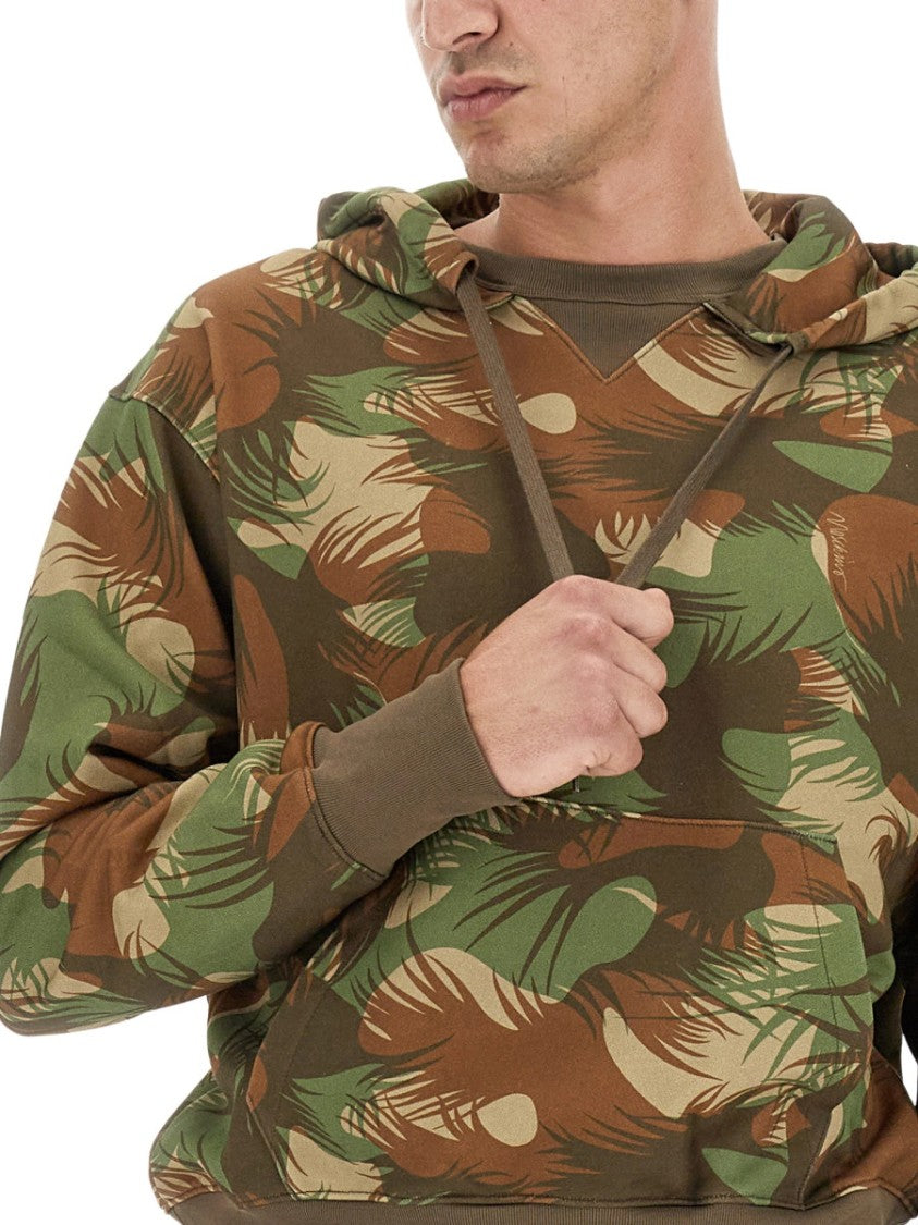 Relaxed Fit Camouflage Sweatshirt