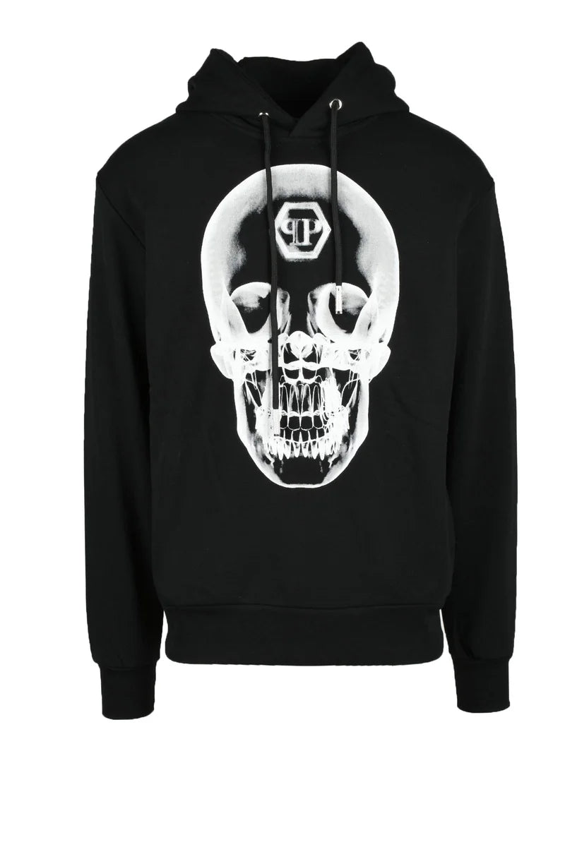 Cotton/Polyester Sweatshirt - Black