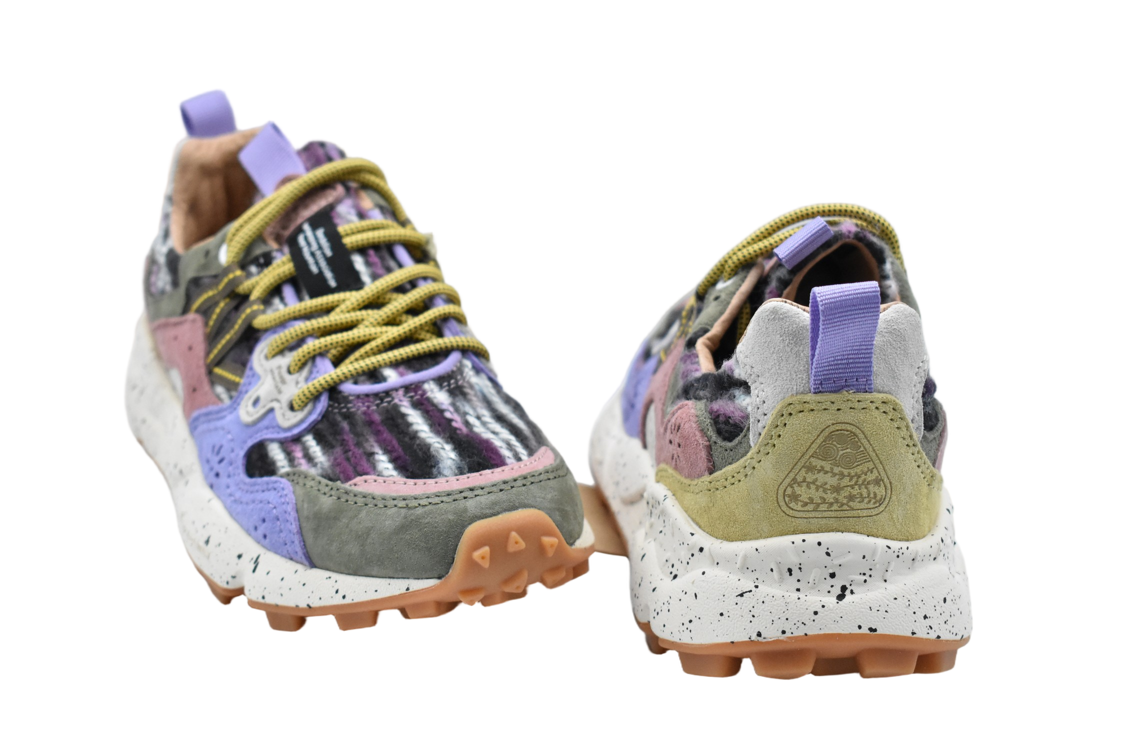 Flower Mountain Violet Flat Shoes