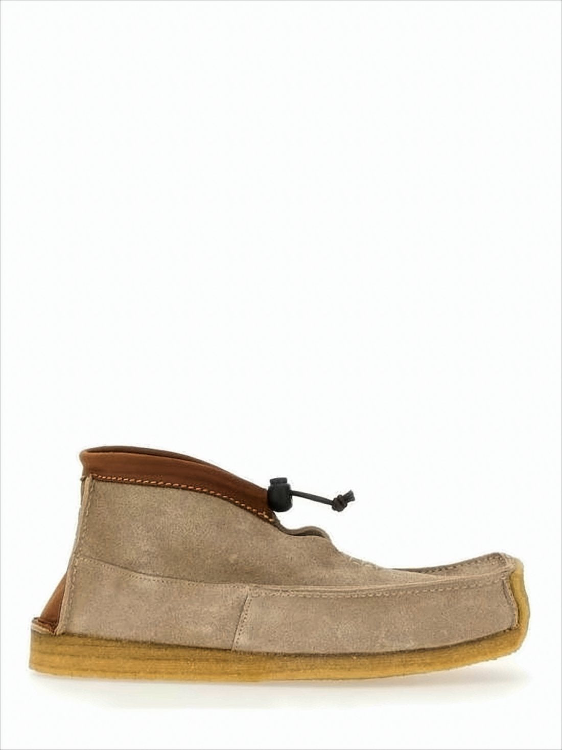 Suede Loafers with Adjustable Toggle Closure