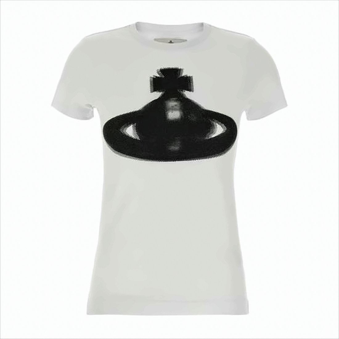 Fitted Short-Sleeve T-Shirt with Graphic Emblem