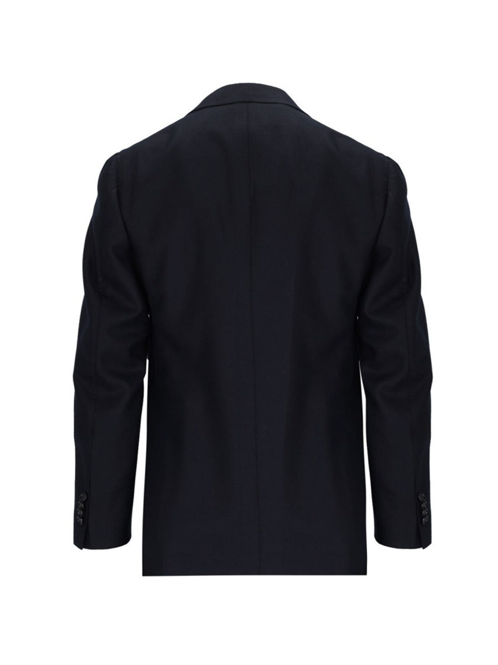 Single-Breasted Blazer In Blue Cashmere