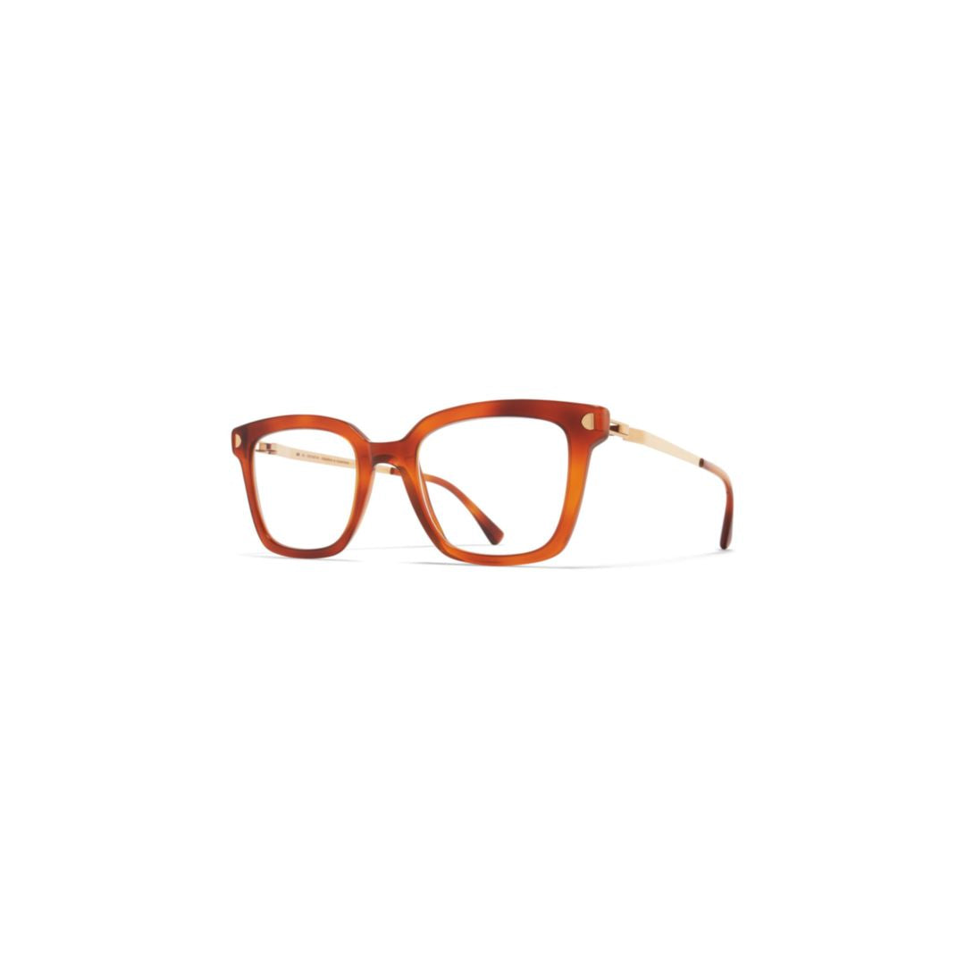 Neale Amber-Brown Gradient Square Frame Eyeglasses