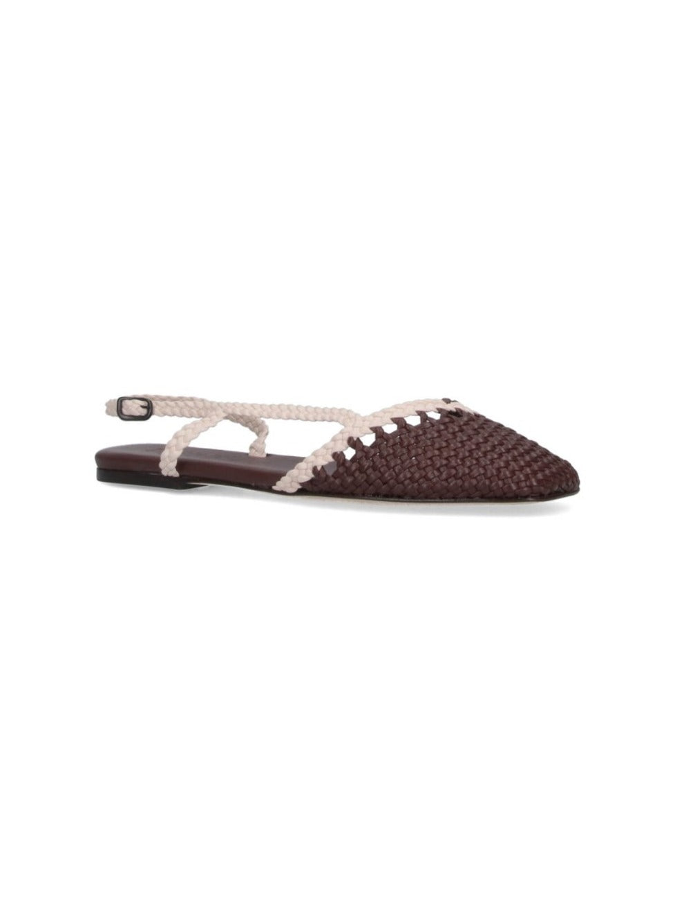 "Rondaia" Slingback Mules – Brown